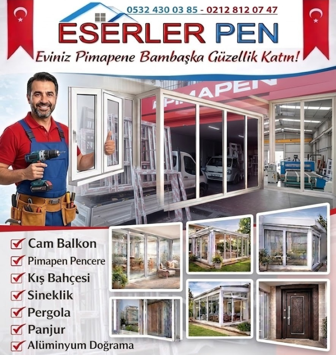 PİMAPEN PVC PENCERE KAPI SİSTEMLERİ | 0532 430 03 85
